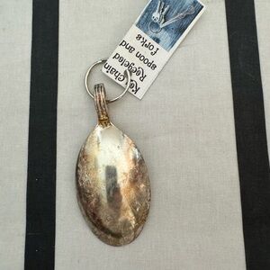 Super fun and unique silver spoon on a key ring- so many uses- see pic 4 deets!